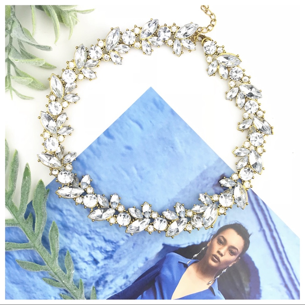 “Caroline” Crystal Reef Statement Necklace